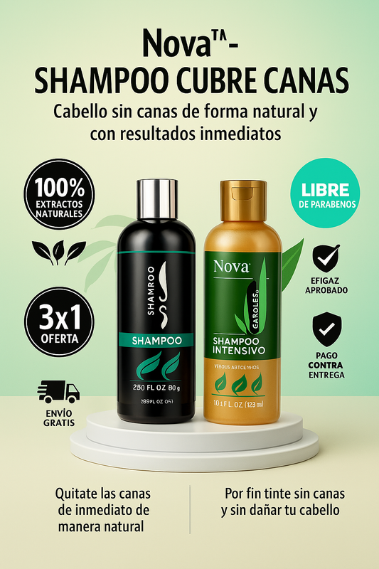 PROMO RELÁMPAGO 3x1: CANAS FUERA, CABELLO FUERTE Y RENOVADO